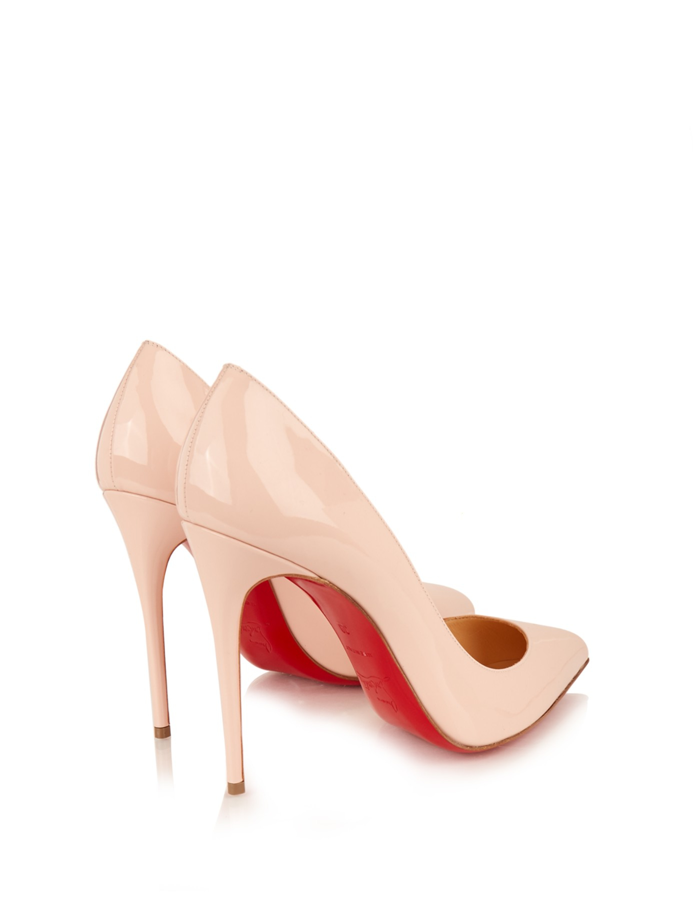 Christian louboutin Pigalle Follies Patent-Leather Pumps in Pink ...