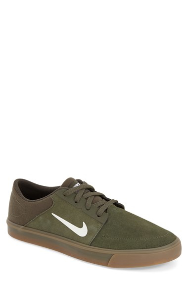 Nike 'sb Portmore' Skate Shoe in Green 