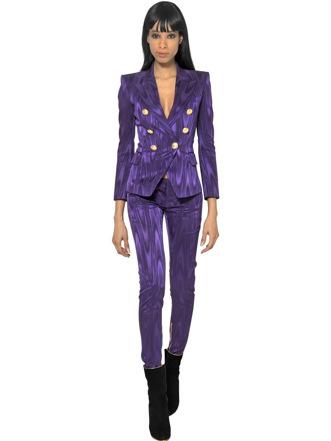 balmain lilac blazer