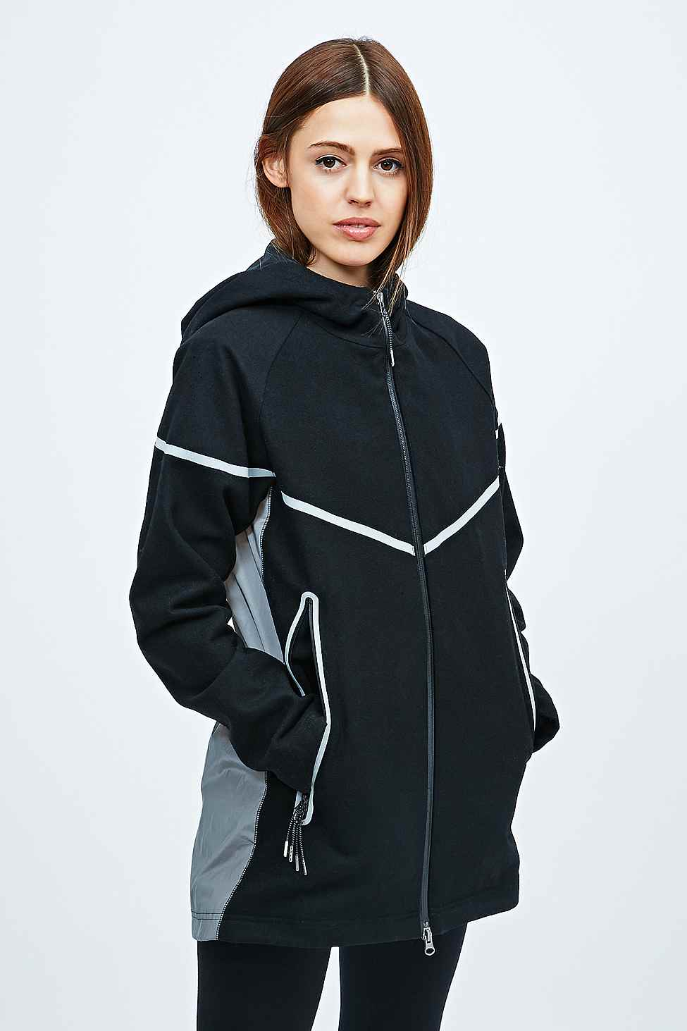 Nike Run Wool Reflective Jacket In Black - Lyst
