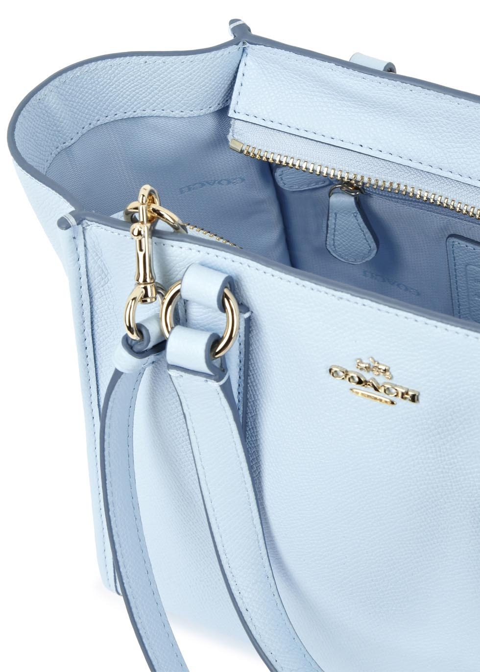 coach powder blue bag
