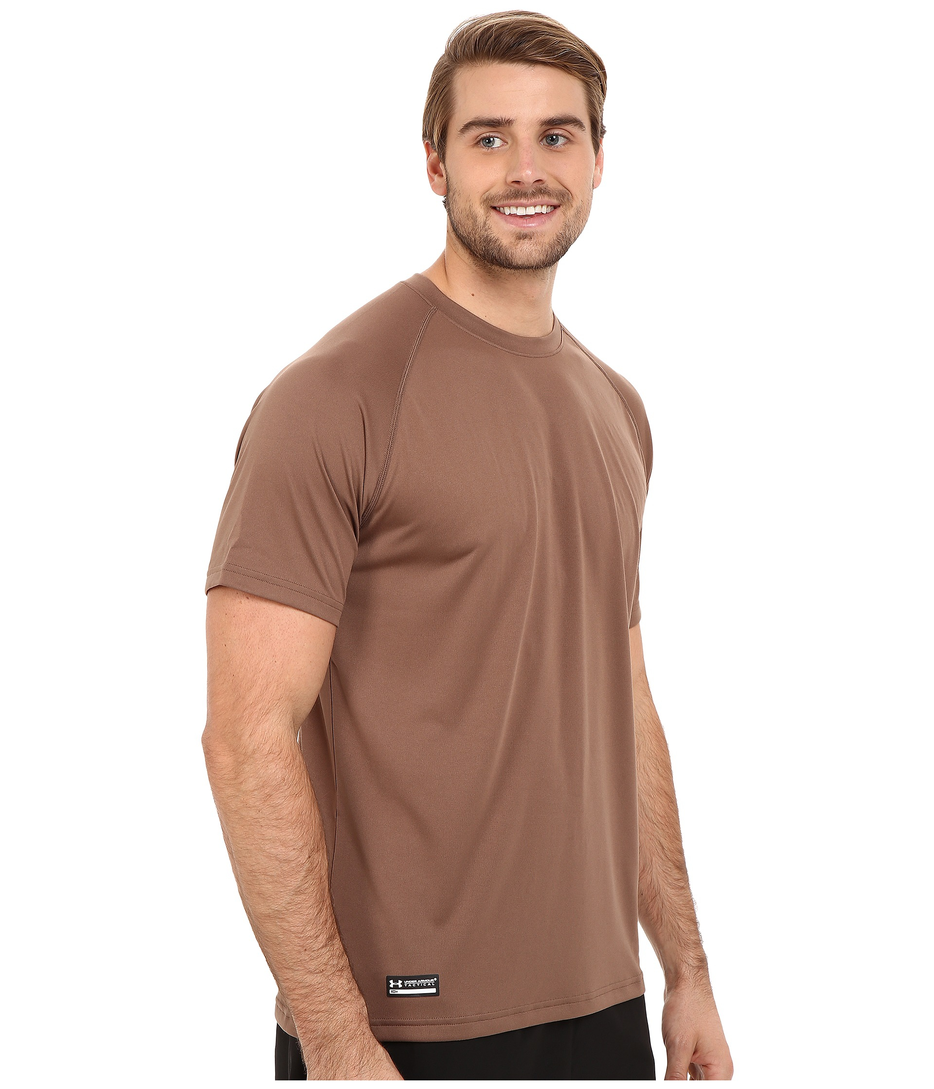 Under Armour Ua Tac Tech Tee in Brown for Men | Lyst