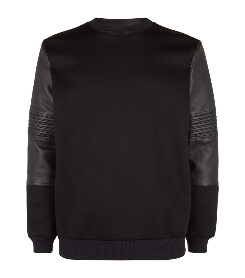 Black sweater leather sleeves Shop for the cashmere sweaters with drop design at StyleWe. We have classy red, grey and navy turtleneck or shawl collar sweaters Black Turtleneck Knitted Long Sleeve Color-block Sweater. $ Quick Shop. HOLA SARA. Casual Long Sleeve Sheath Sweater. $ $ Quick Shop.