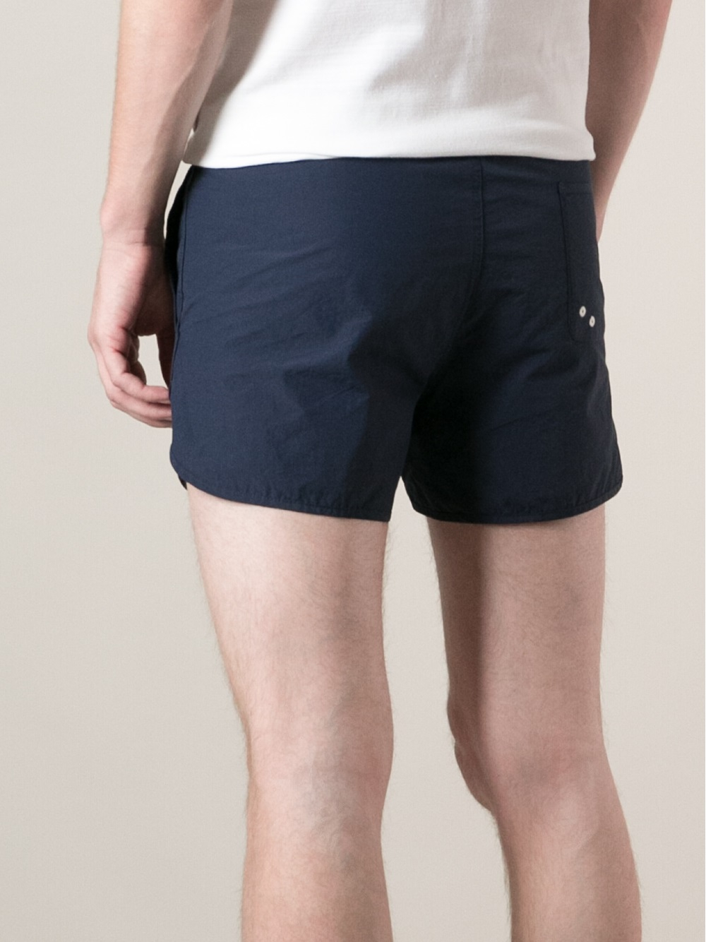 Lyst - Lacoste l!ive Classic Swim Shorts in Blue for Men