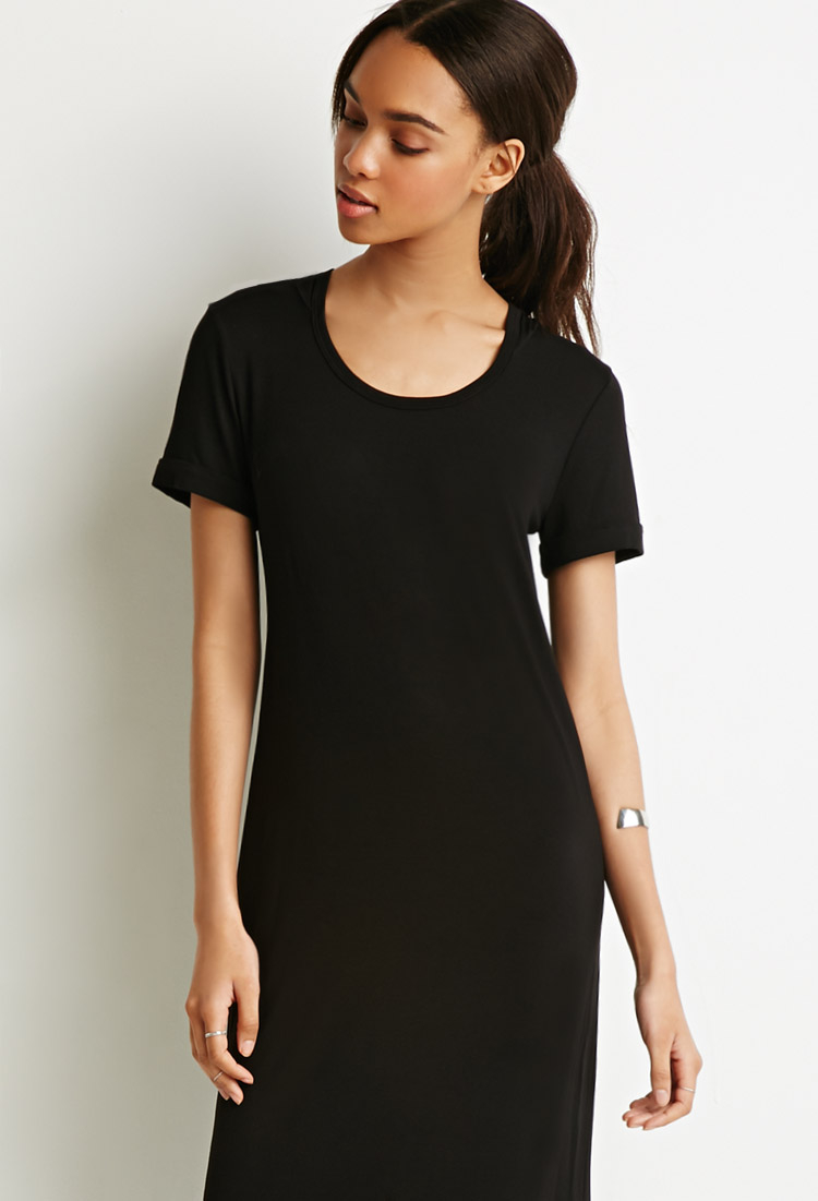 longline t shirt dress