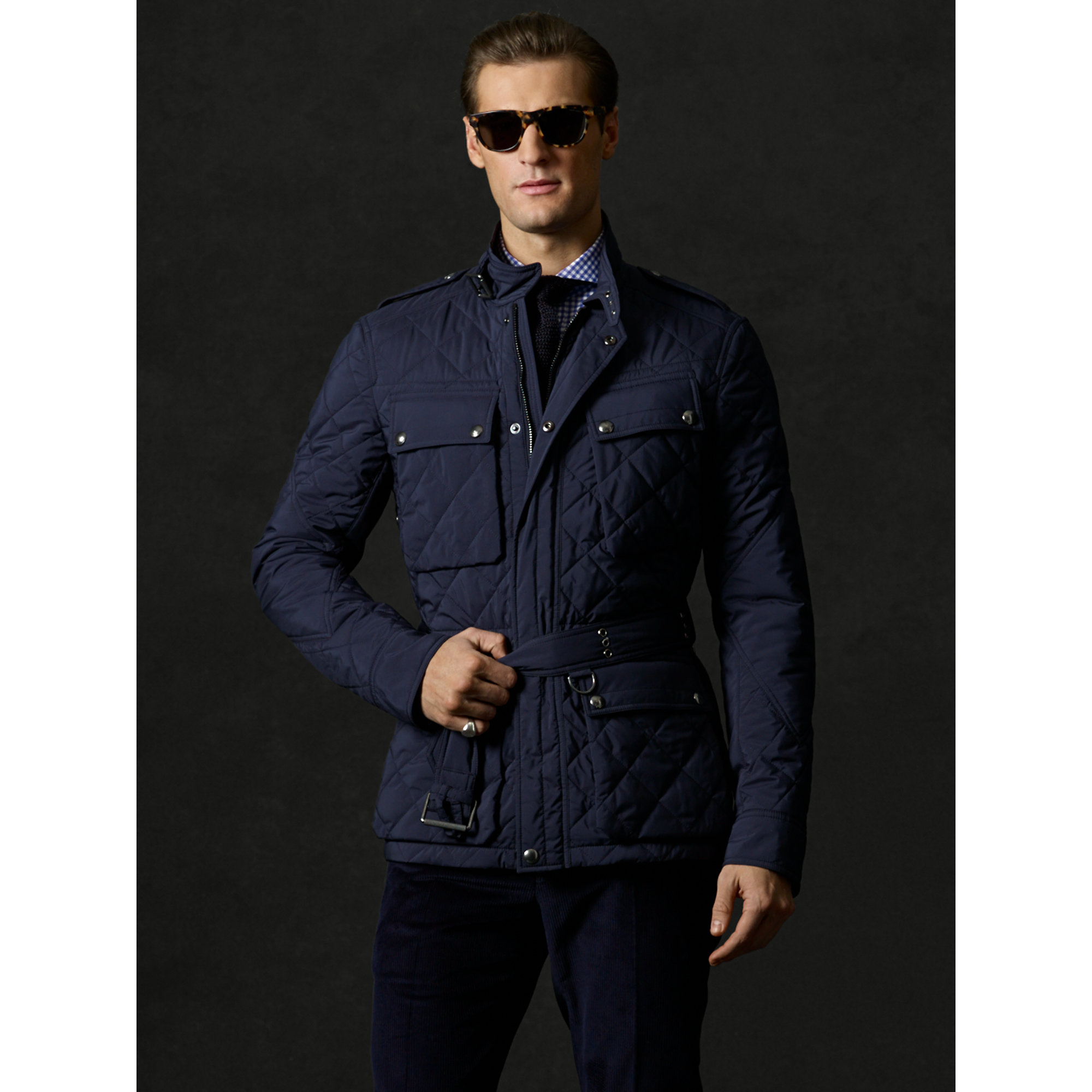 Ralph Lauren Purple Label Kensington 4-Pocket Jacket in Navy (Blue 