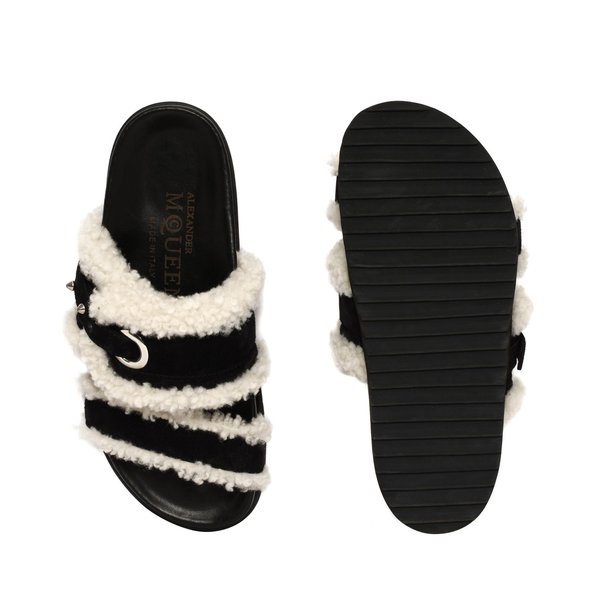 alexander mcqueen slide sandals