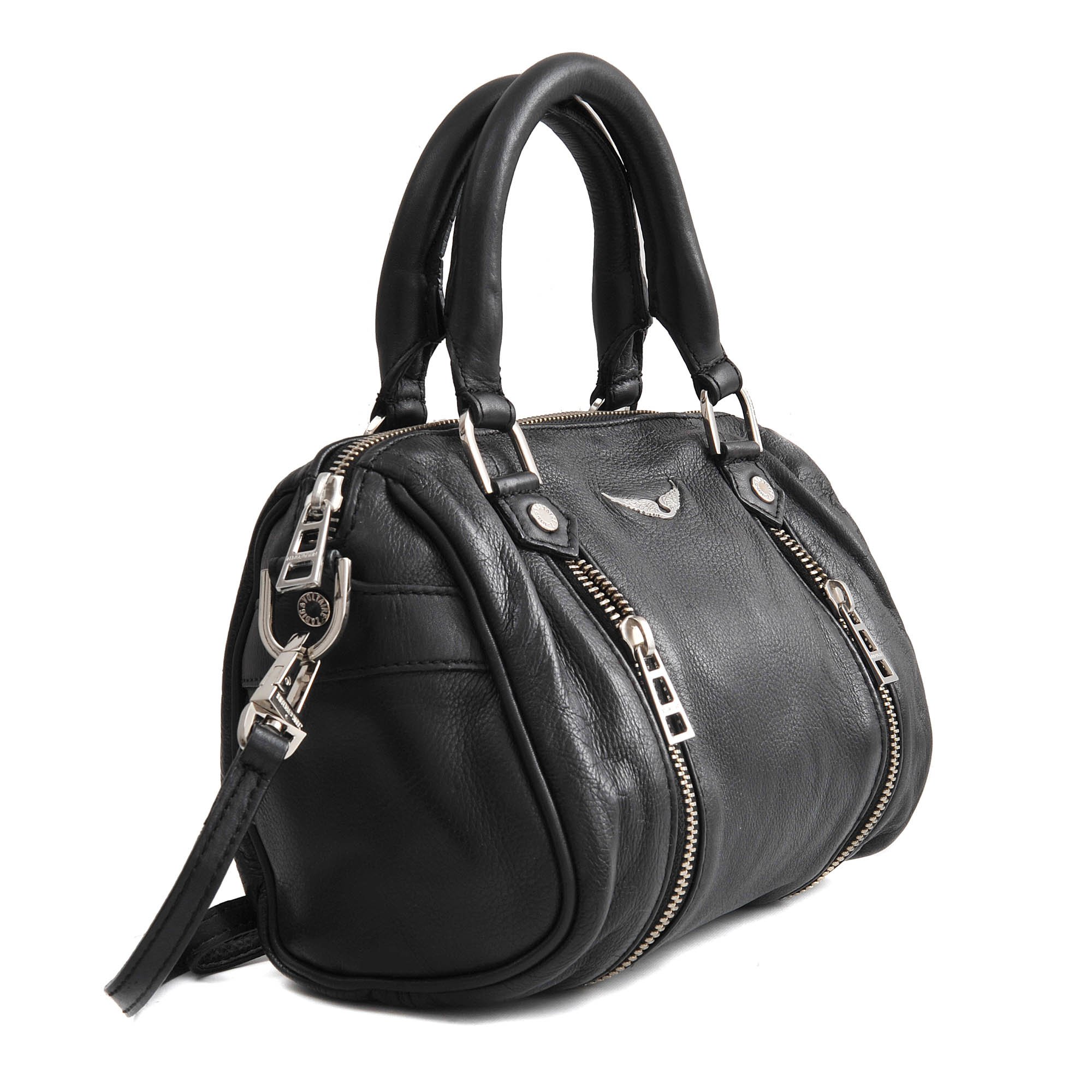 XS Sunny Bag - Zadig & Voltaire - Leather - Black Pony-style calfskin  ref.946942 - Joli Closet