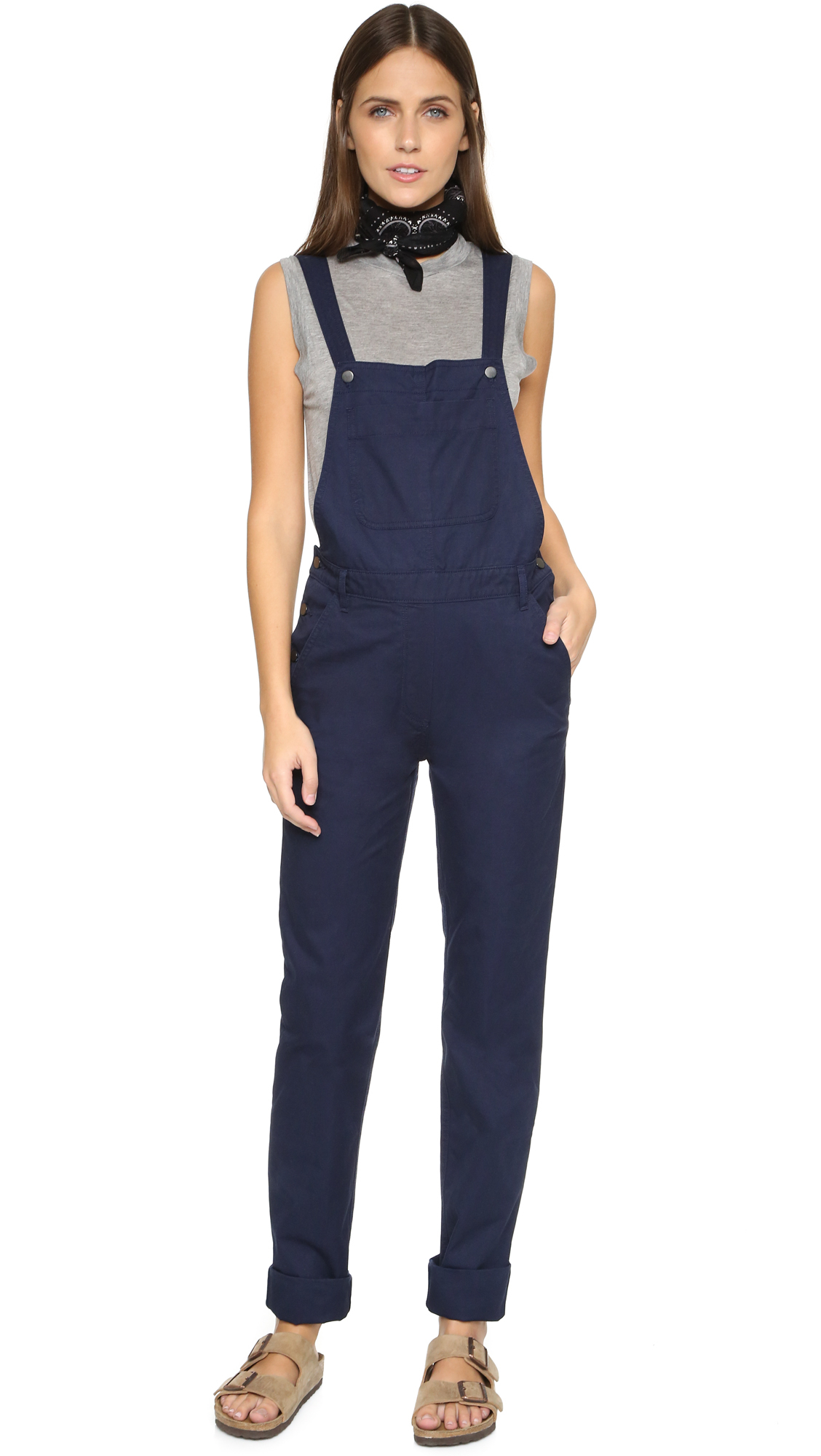 navy blue overalls womens