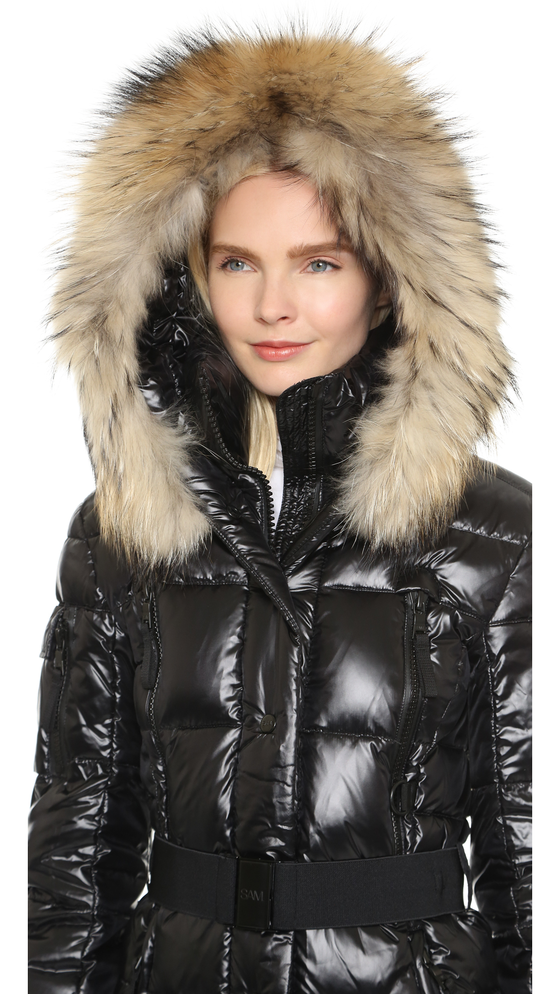 sam black puffer jacket