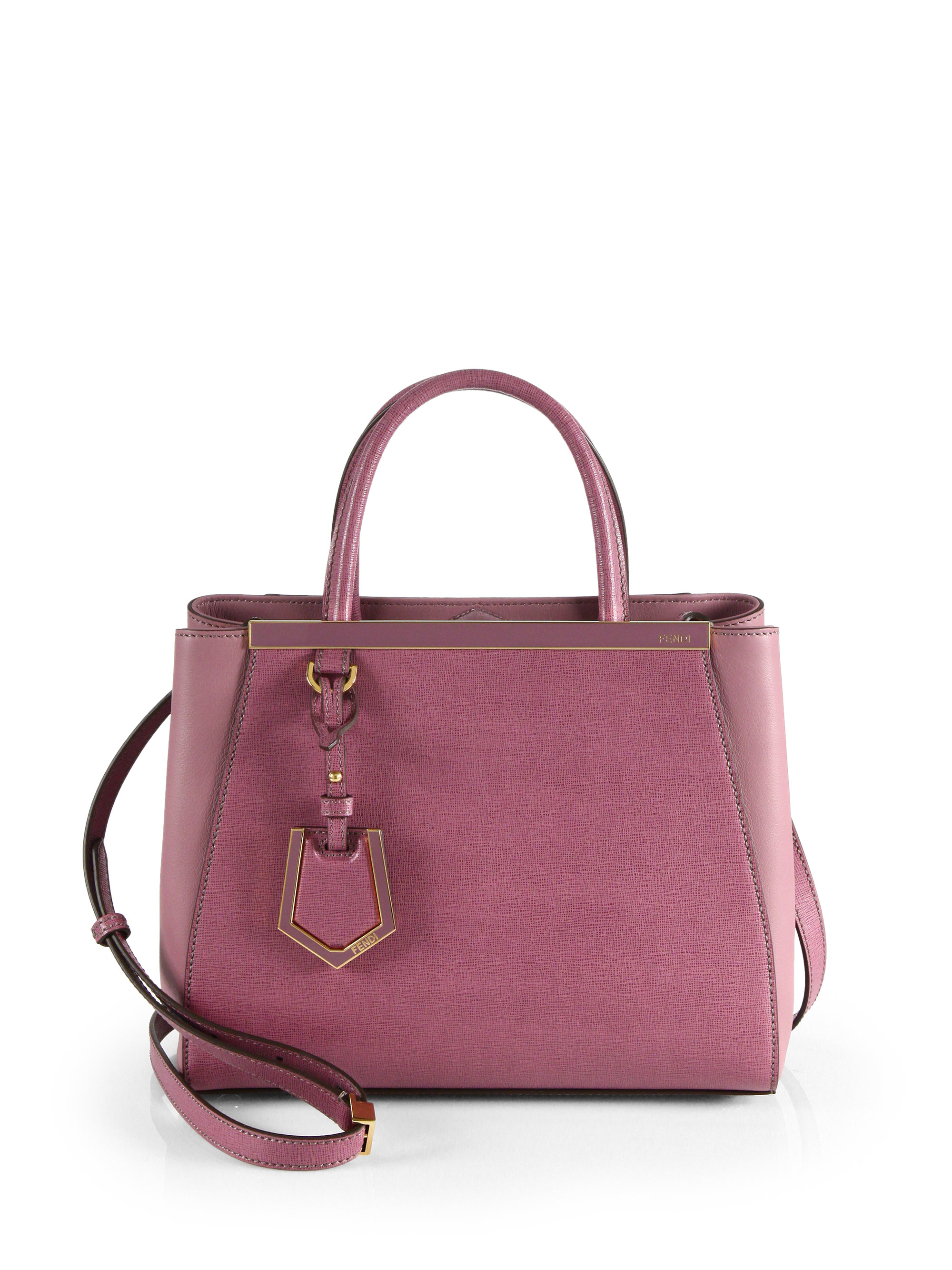 Fendi 2jours Petite Shopper in Lilac (Purple) - Lyst