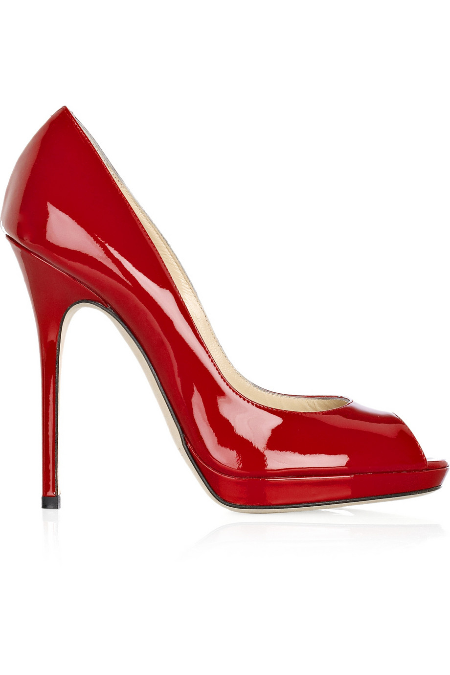 red patent jimmy choo