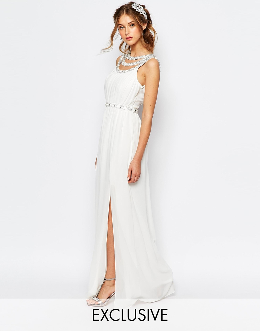 TFNC London Bridal Maxi Dress With 