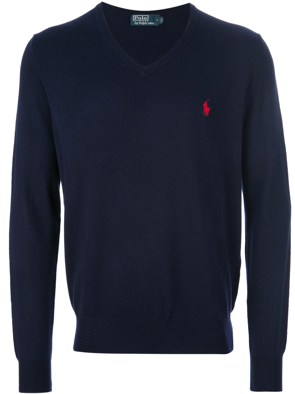 Polo Ralph Lauren Vneck Sweater in Blue 