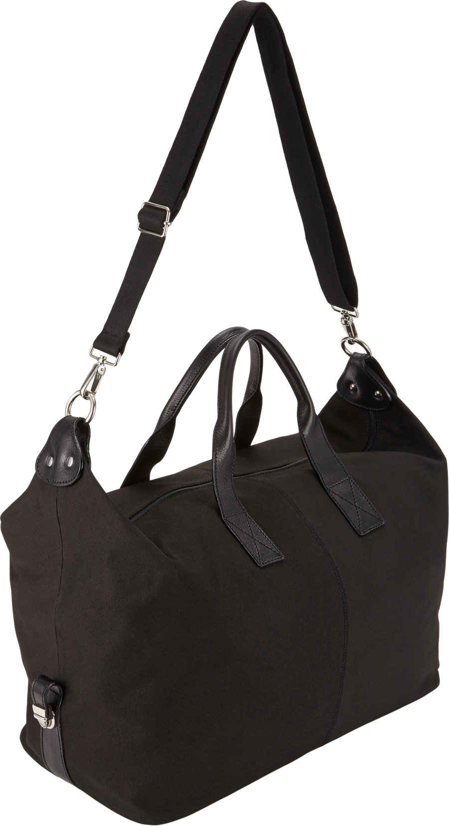 Barneys new york Canvas Duffel Bag in Black for Men Lyst