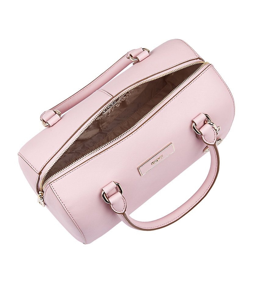 DKNY Saffiano Bowling Bag in Pink Lyst Canada