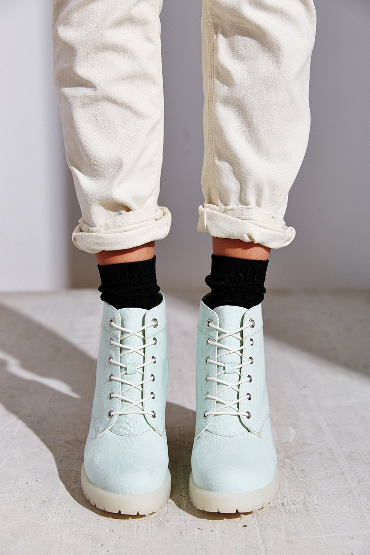 Vagabond Grace Lace-up Boot in Mint (Green) - Lyst