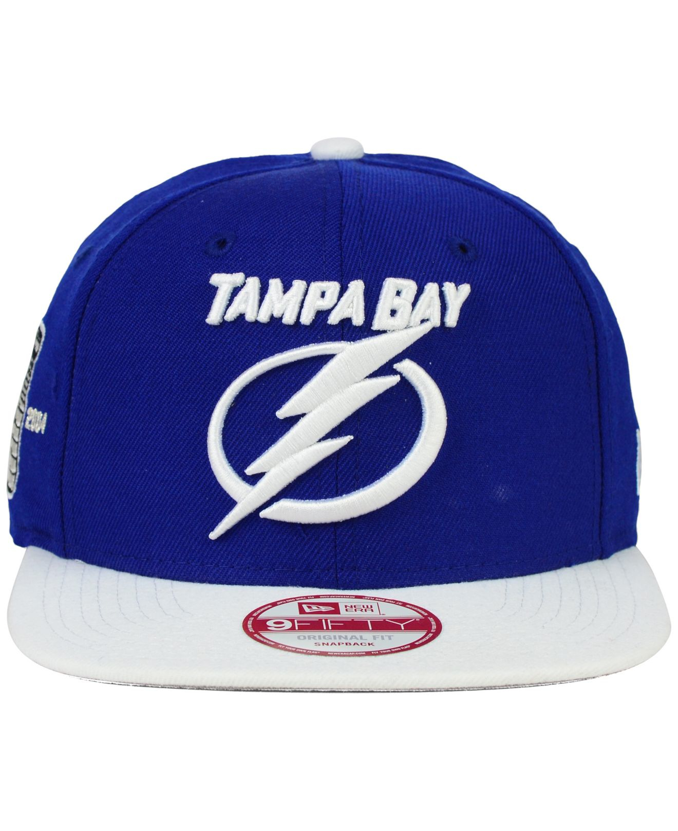 KTZ Tampa Bay Lightning Stanley Cup Champ Collection 9fifty Snapback Cap in  Blue for Men | Lyst