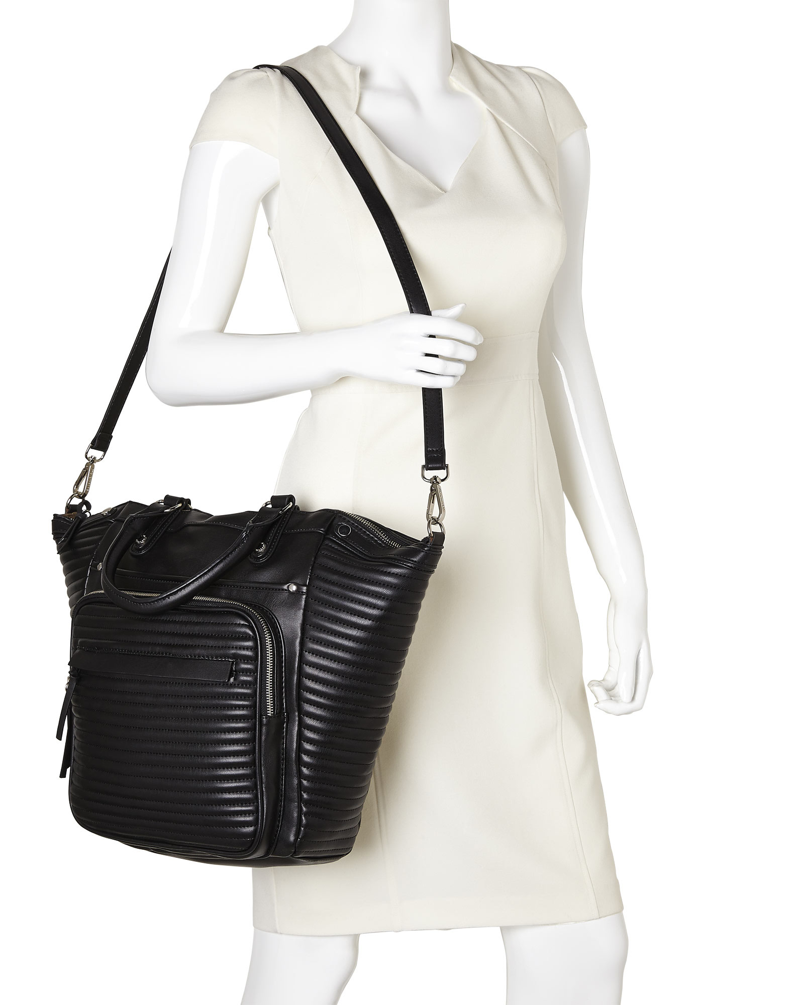 Steve Madden Black Braven Tote Lyst