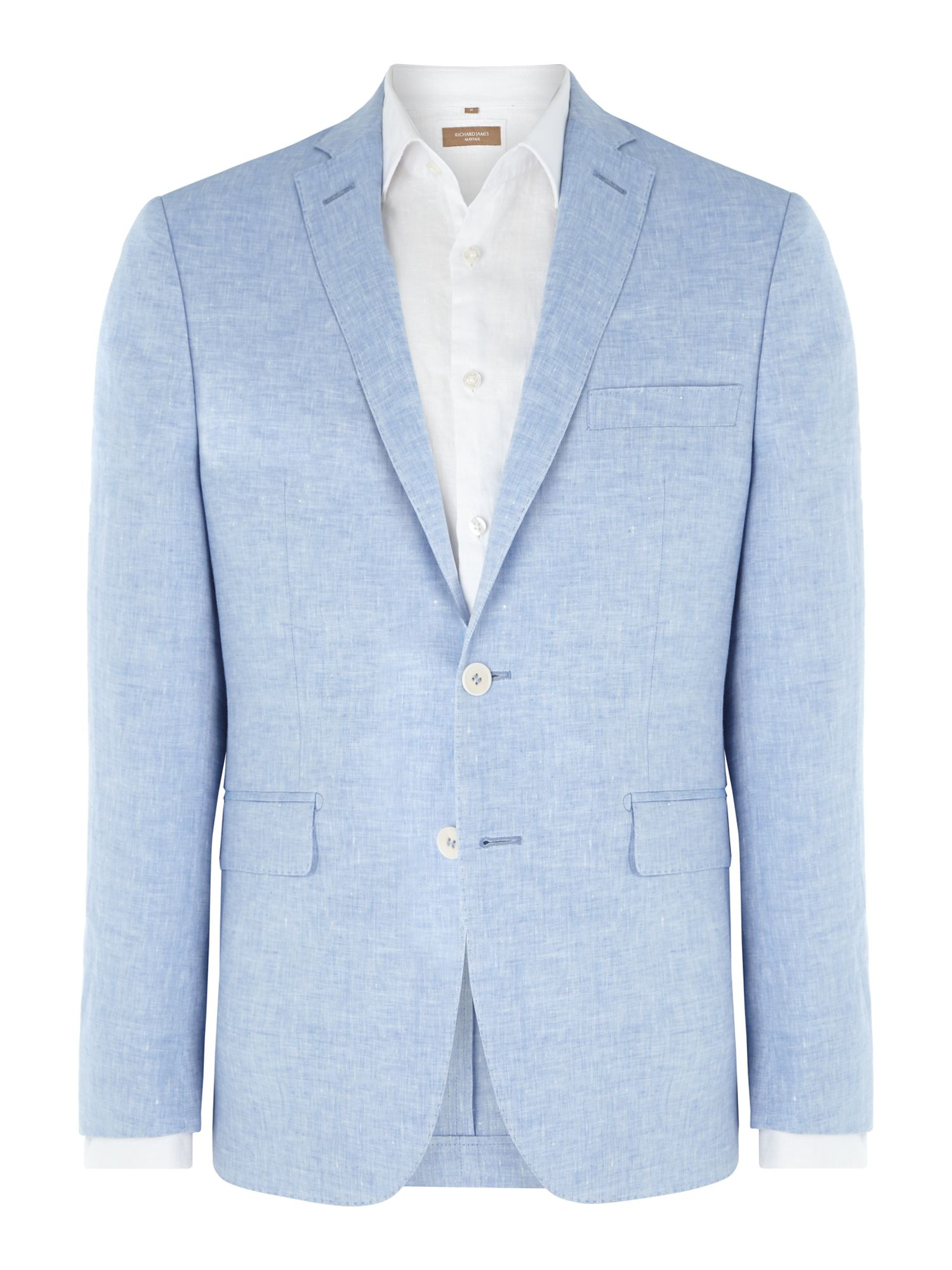 Richard james Contemporary Chambray Linen Jacket in Blue for Men (Sky ...