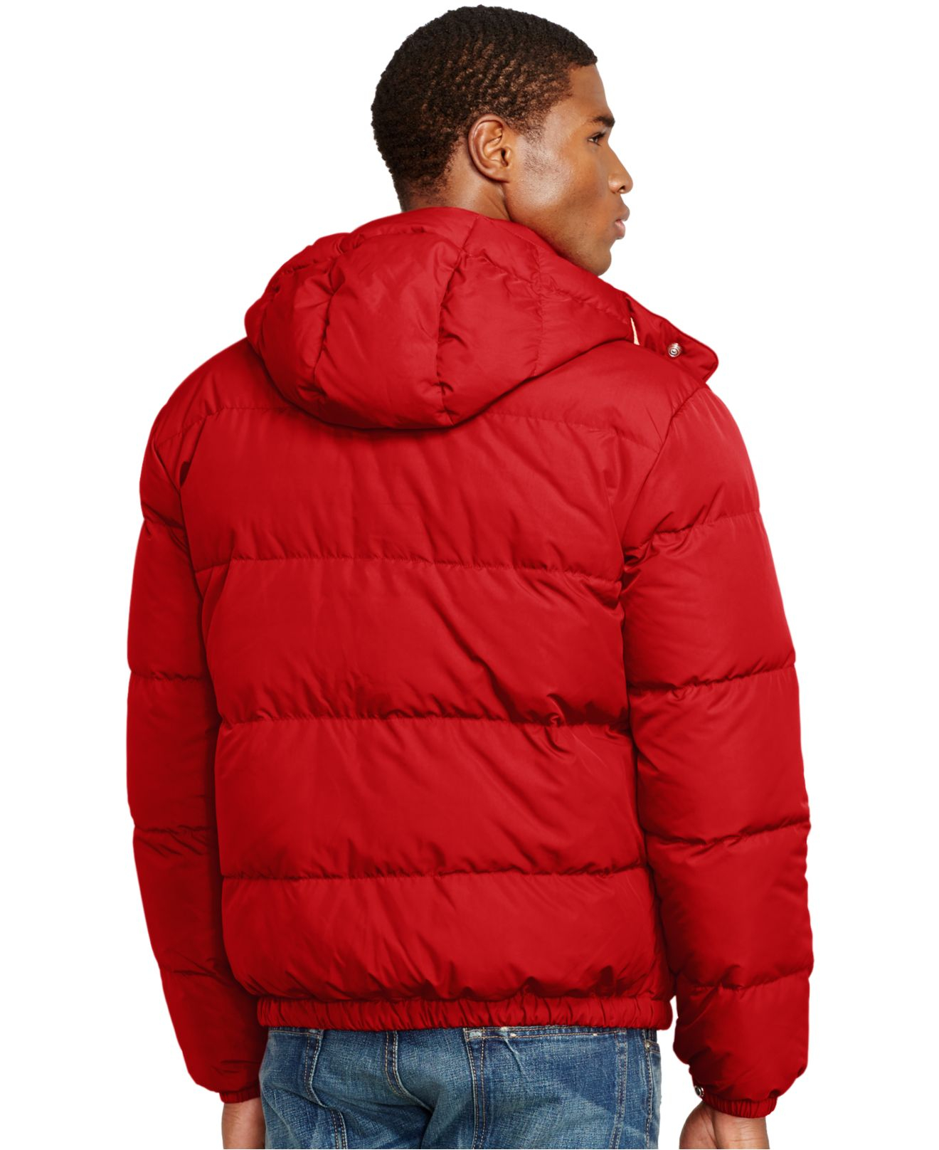 Polo Ralph Lauren Elmwood Down Jacket in Red for Men | Lyst