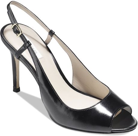 black open toe