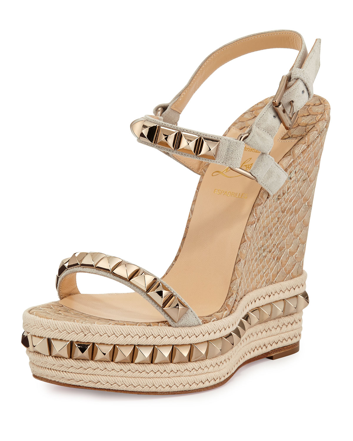 christian louboutin wedges gold christian louboutin wedges gold