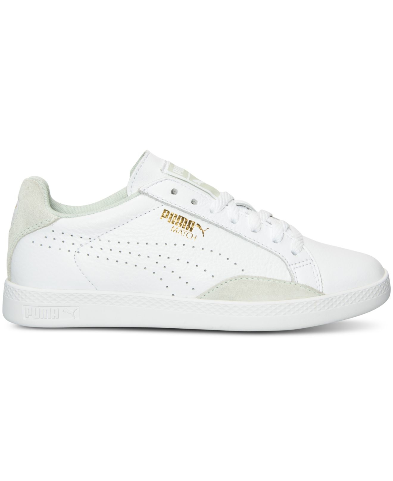 Womens Puma Match Lo Basic White Casual Shoes Z71939 Womens Puma Match Lo Basic White Casual Shoes Z71939