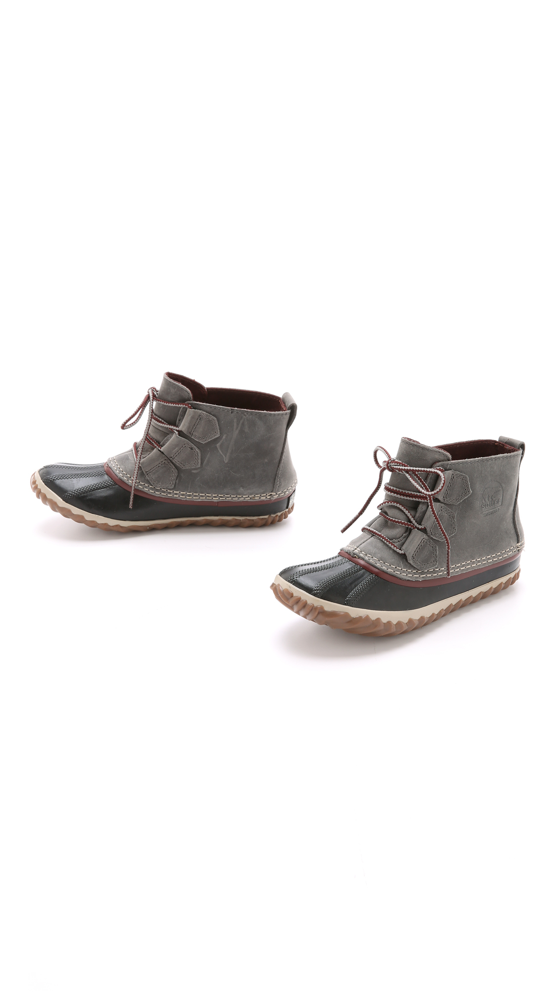 women's gray sorel boots