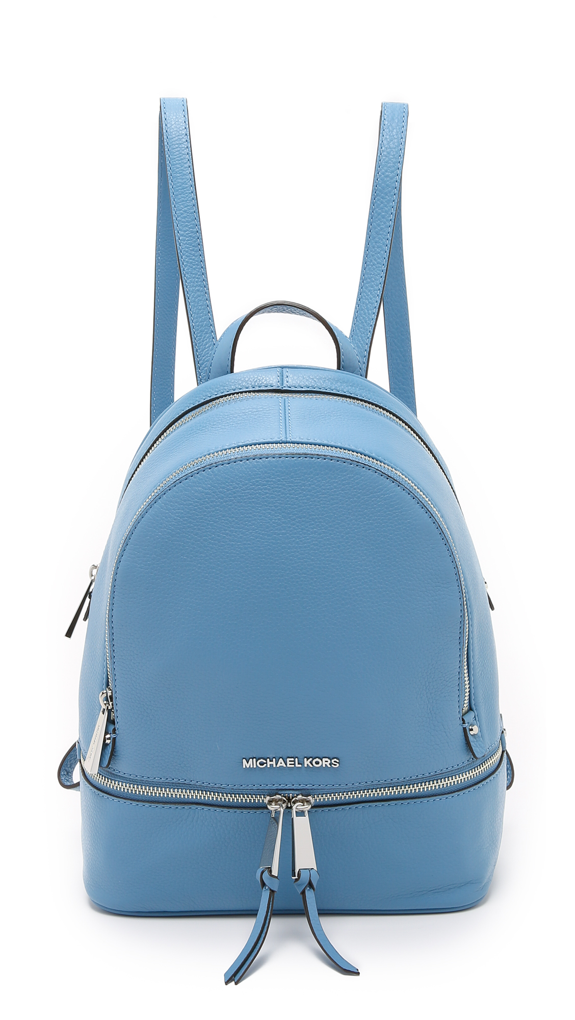 michael kors mini backpack blue