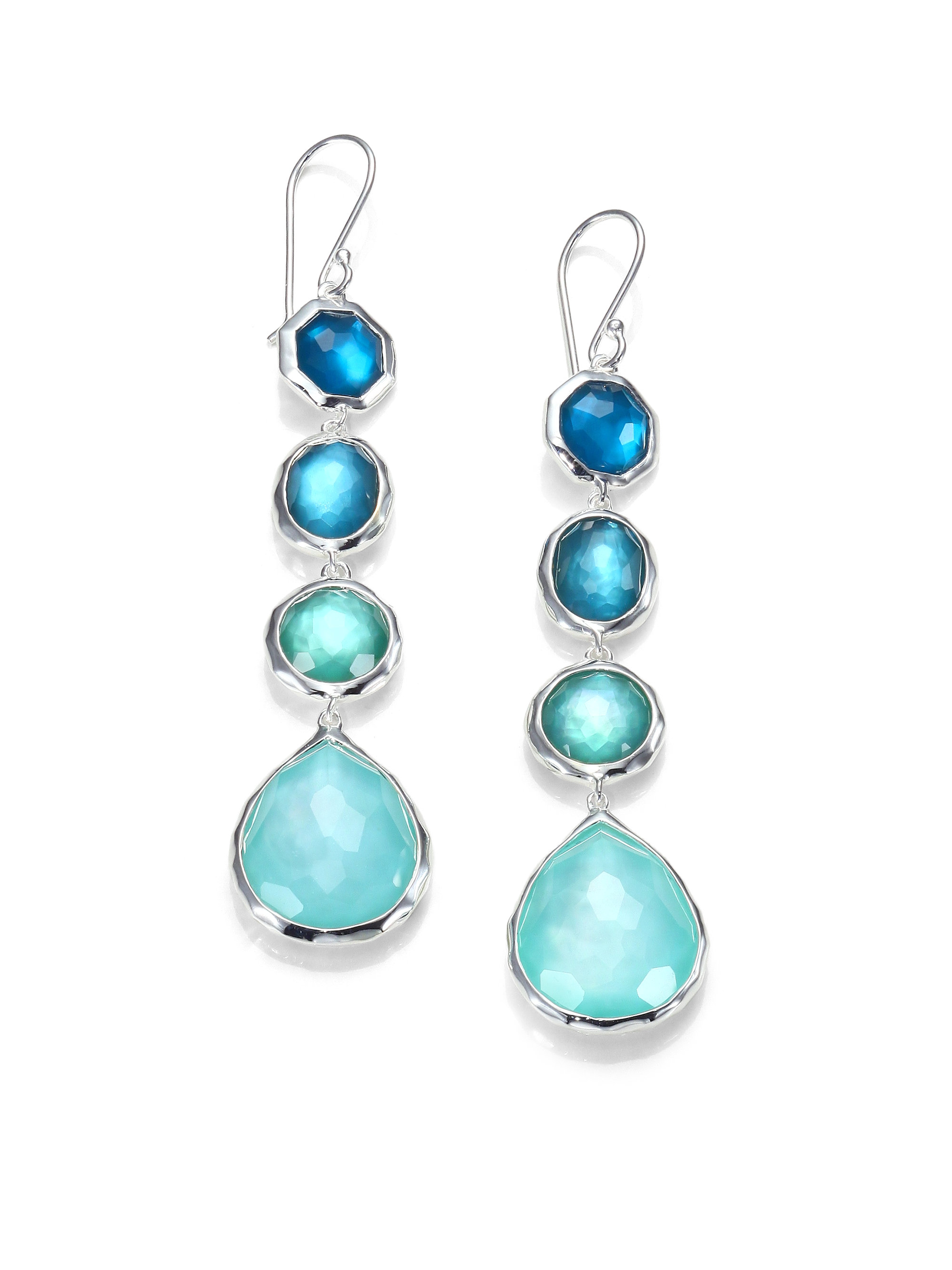 Ippolita Wonderland Tahiti MotherOfPearl, Clear Quartz & Sterling