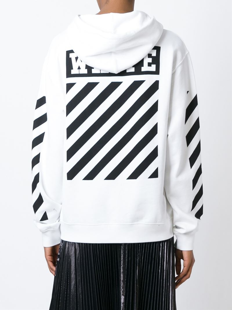 white hoodie print