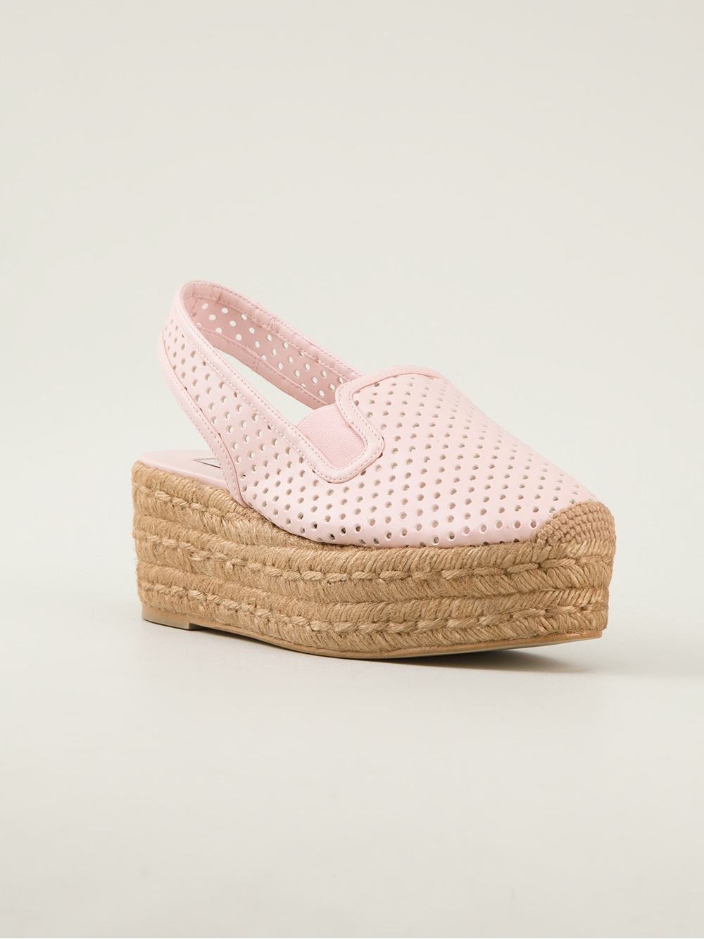 Lyst - Stella Mccartney Platform Espadrille in Pink