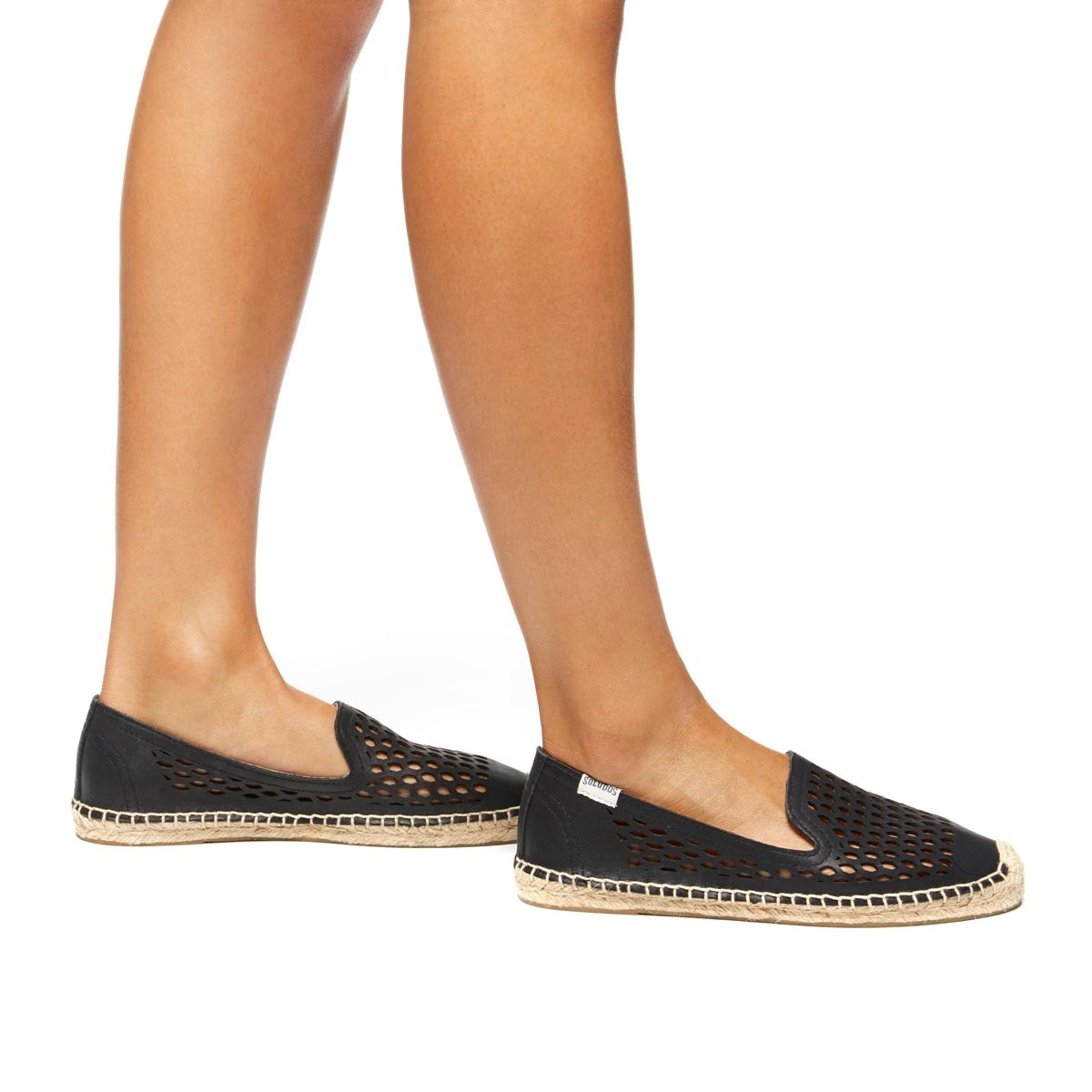 soludos leather smoking slipper