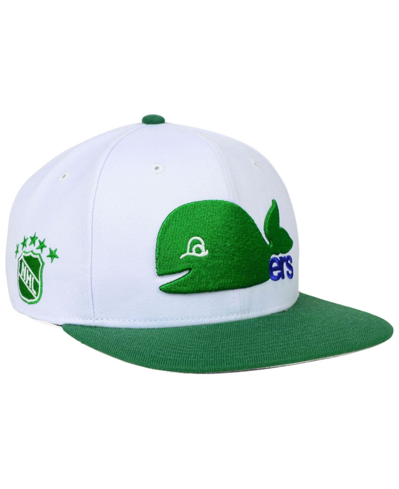 KTZ Hartford Whalers Heather 9fifty Snapback Cap in Green for Men