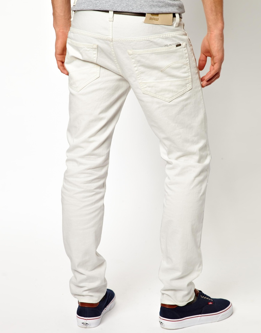 G Star Raw White Jeans Outlet, SAVE 57%.