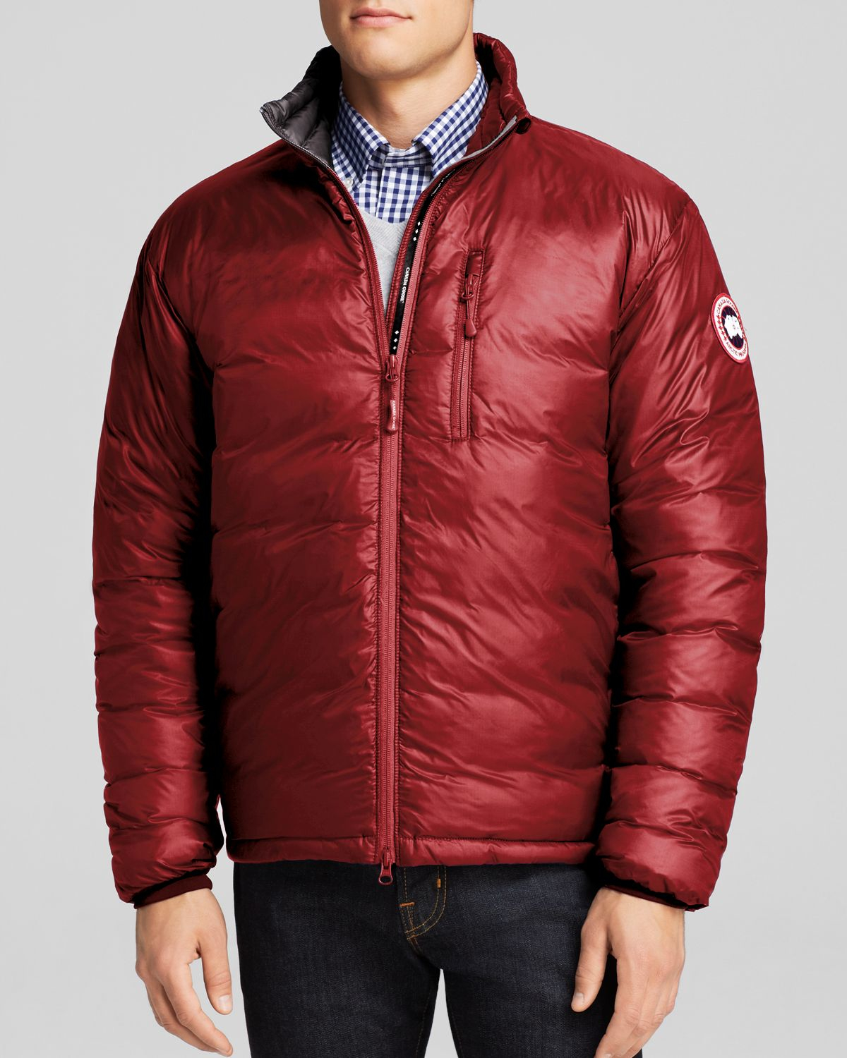 canada goose lodge hooded jacket black