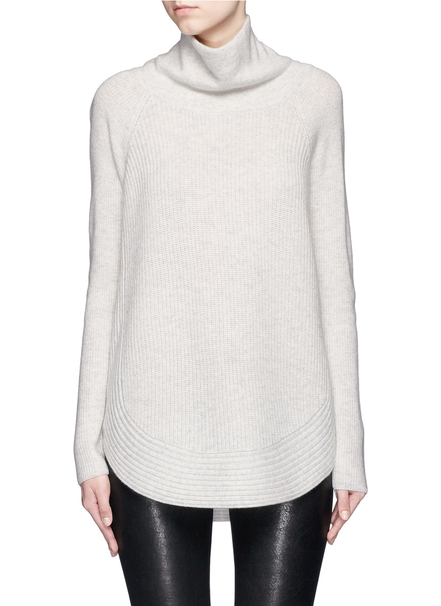 knit color block sweater