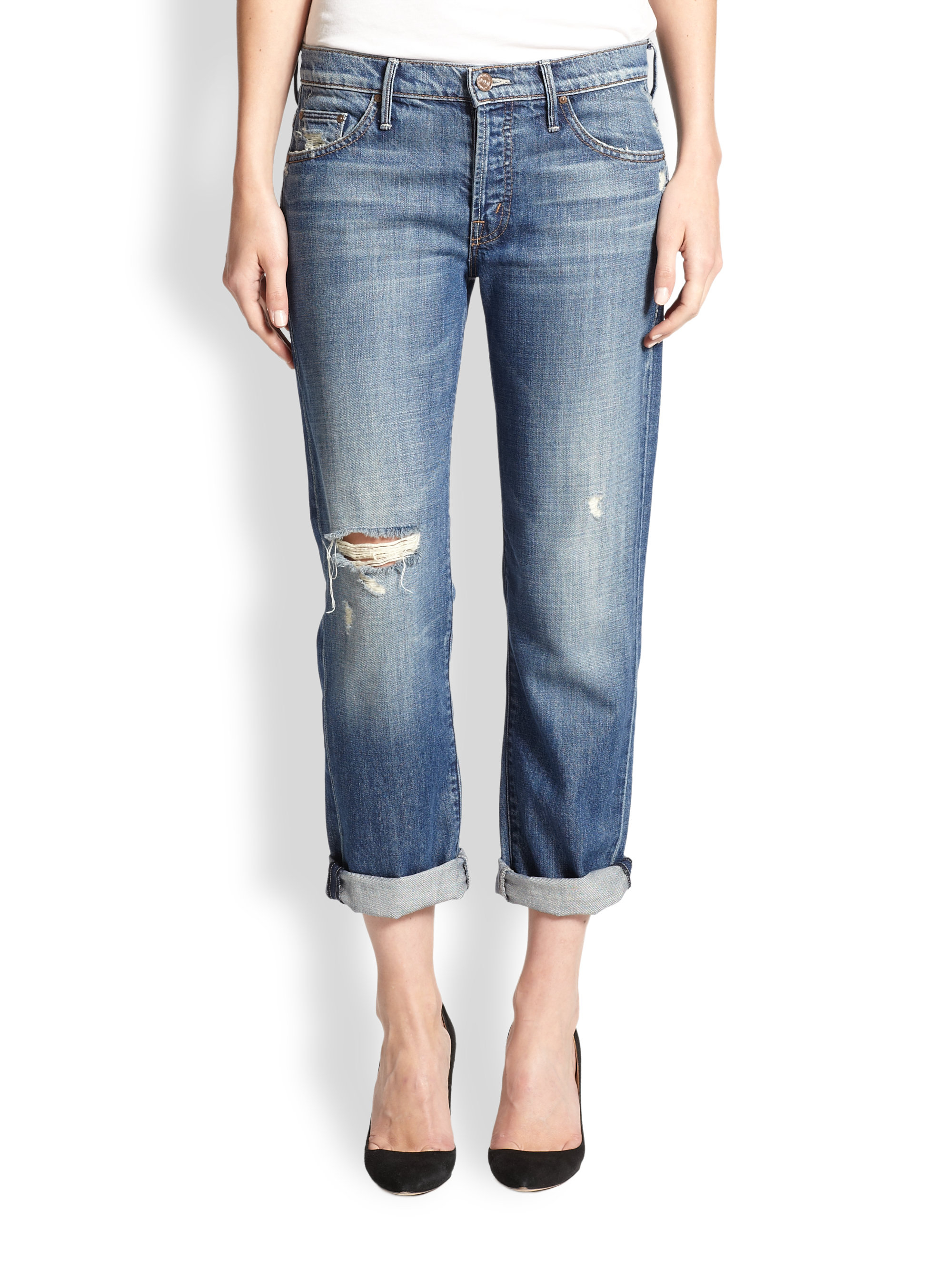 mother denim boyfriend jeans