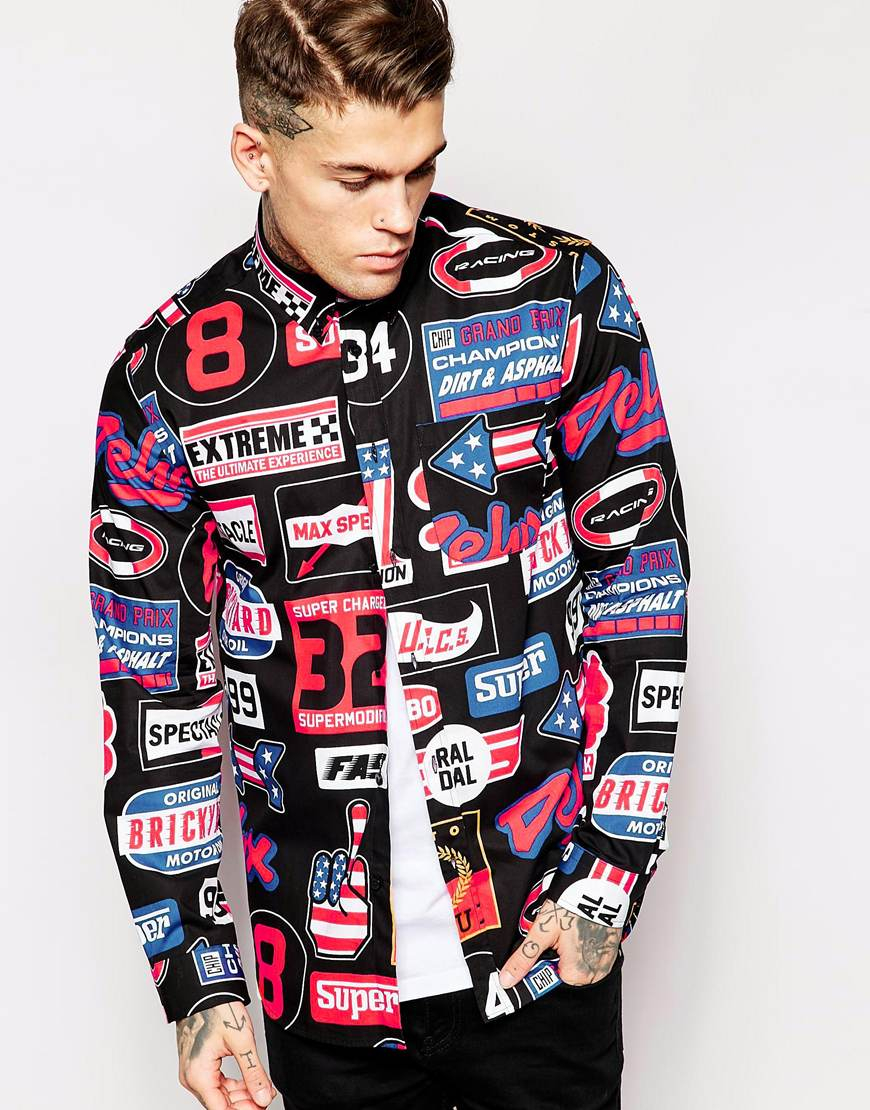 camisa love moschino