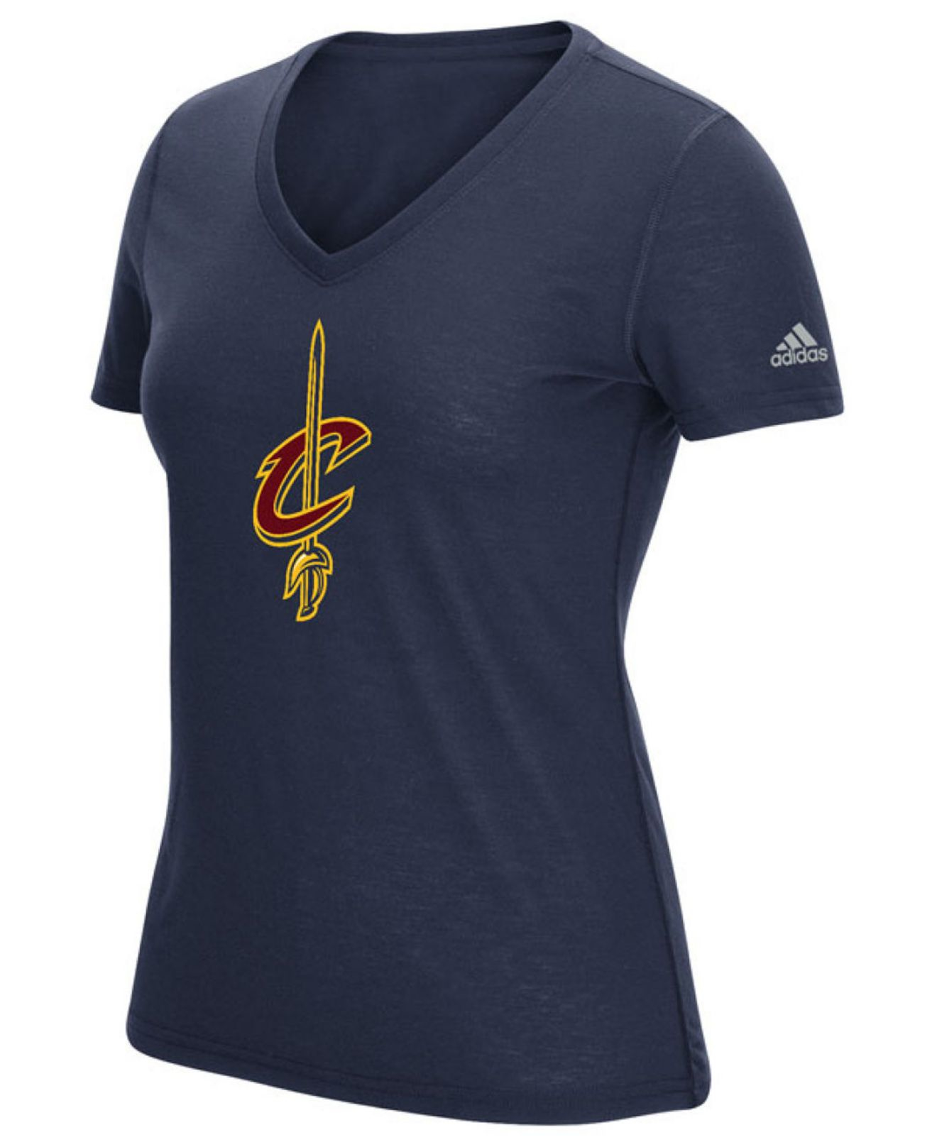 adidas Women's Cleveland Cavaliers Climalite Logo T-shirt in Blue - Lyst