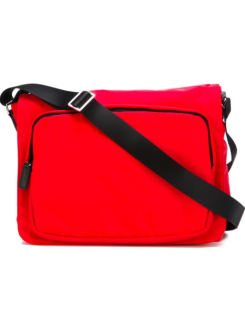 Dsquared² 'postman' Messenger Bag in Red for Men Lyst