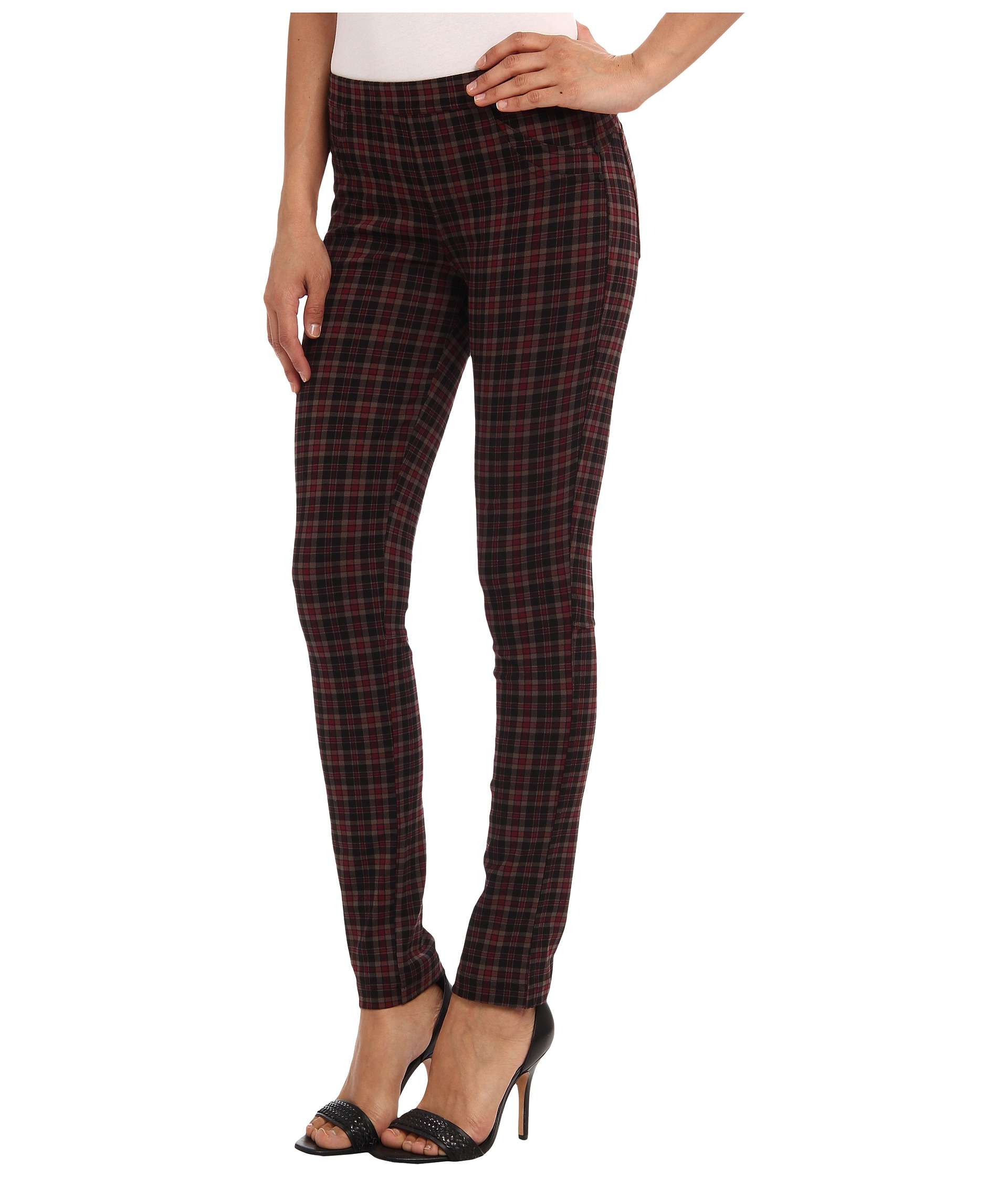 sanctuary grease plaid leggings