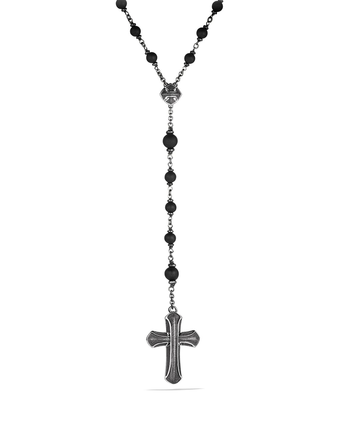 Lyst - David Yurman Armory Rosary Necklace with Black Onyx in Black for Men