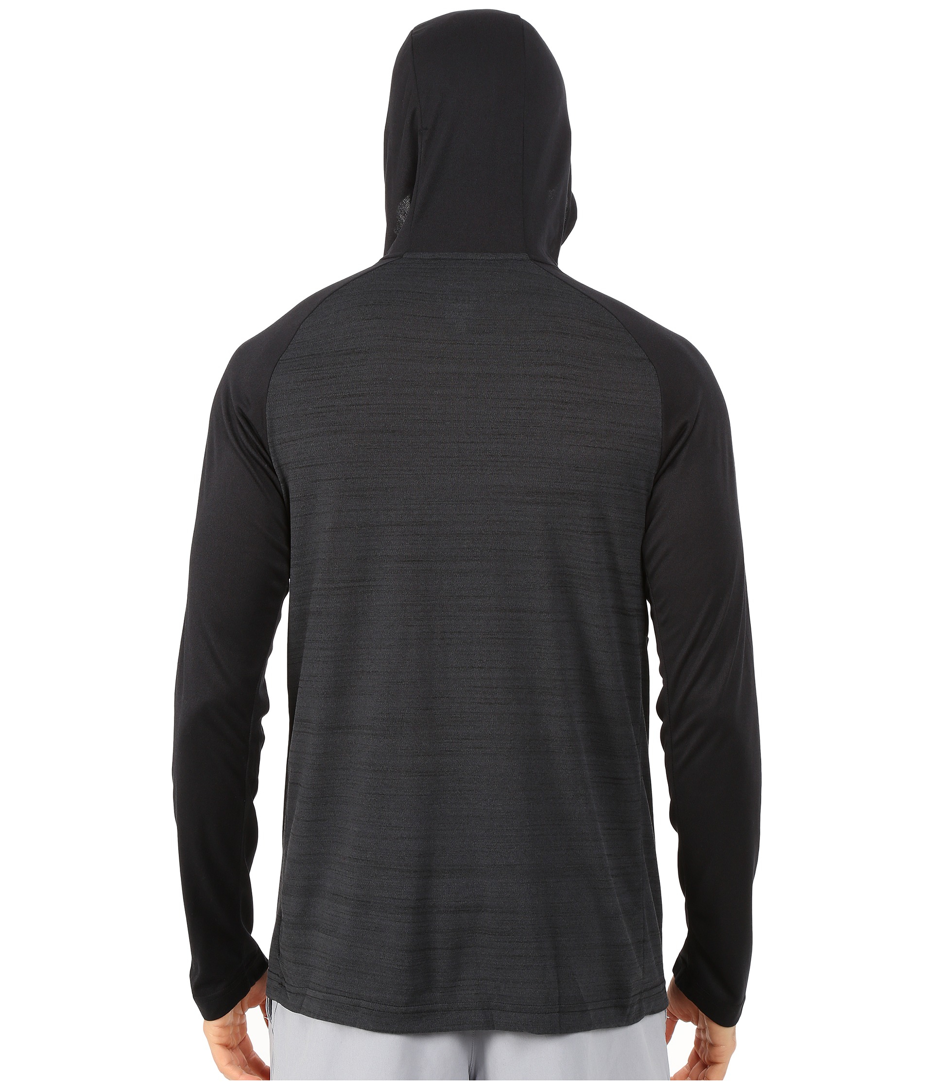 Nike Dri-fit™ Touch Long Sleeve Hoodie in Black for Men - Lyst