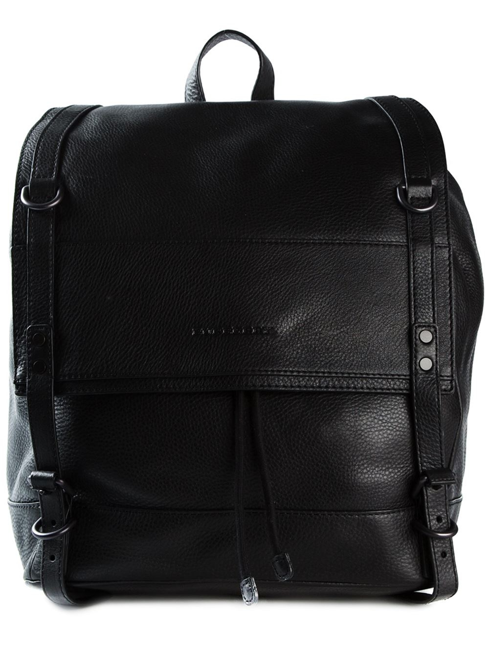 Burberry Buckled Strap Backpack in Black for Men | Lyst