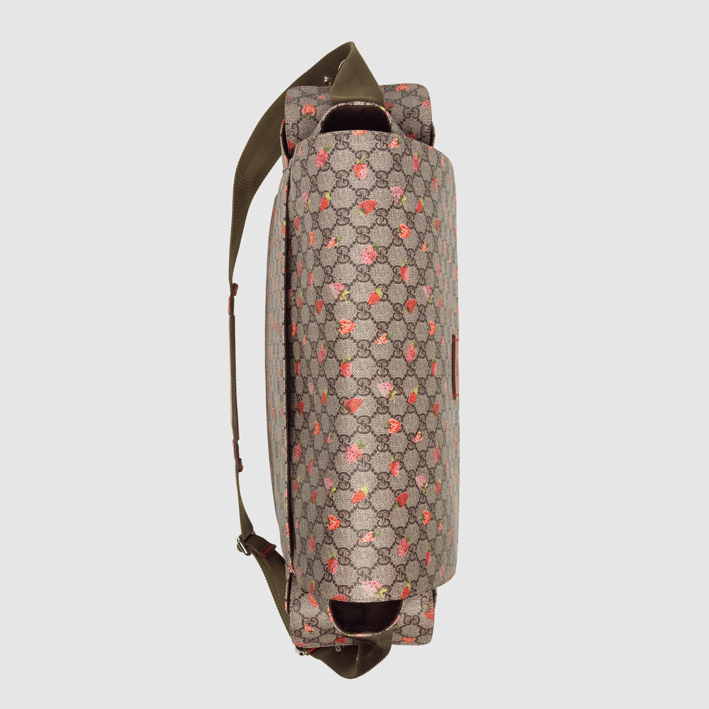 gucci strawberry diaper bag