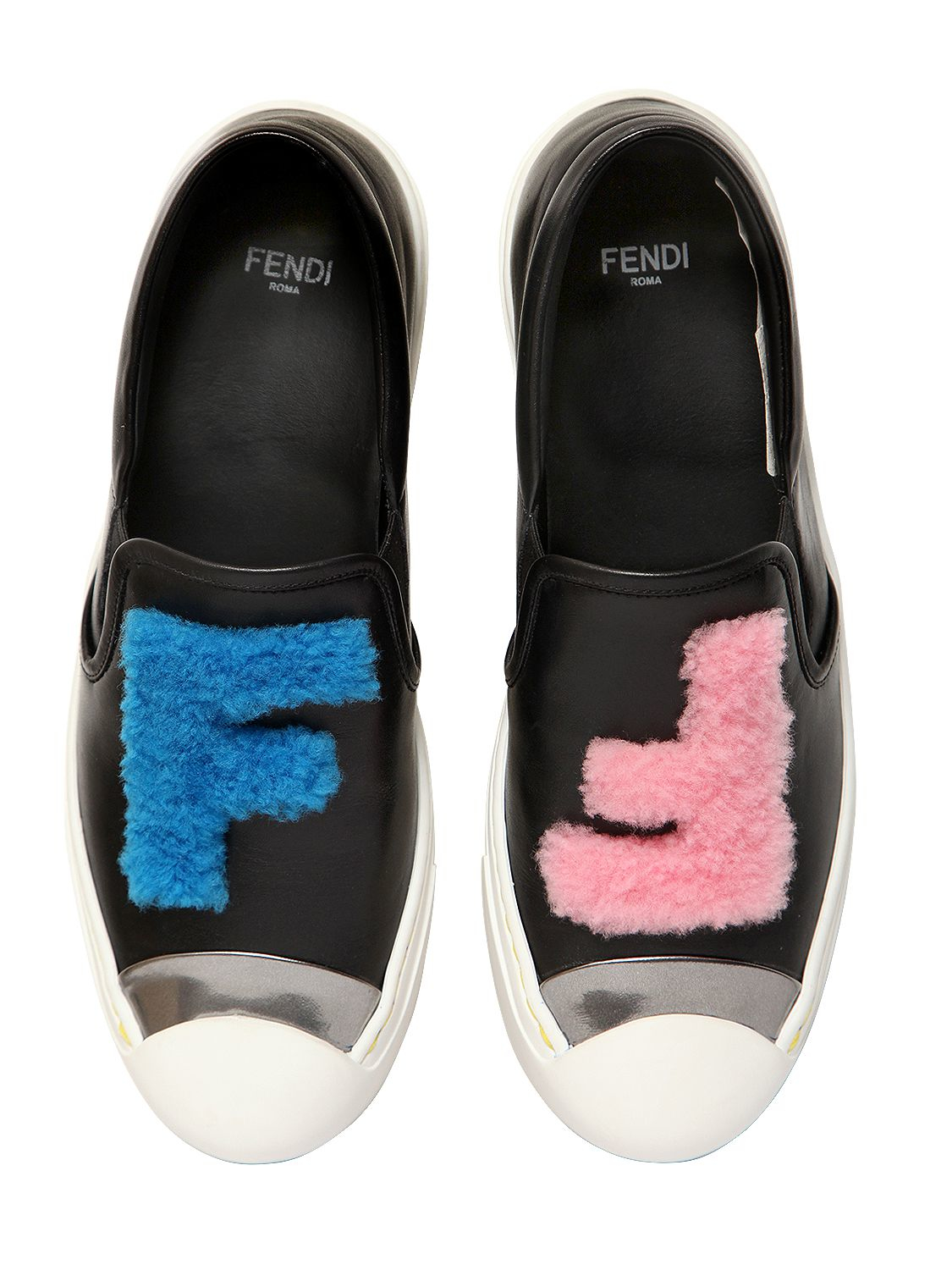 fendi slip on womens