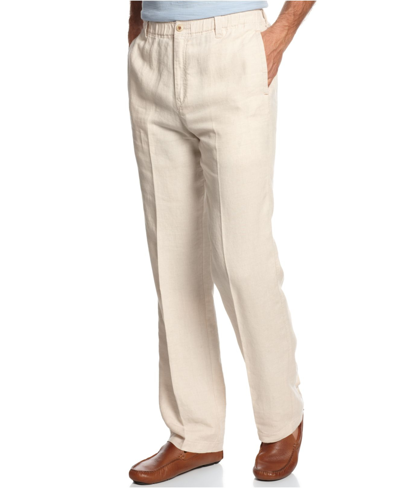 Tommy bahama Big And Tall Men's New Linen On The Beach Pants in White ...