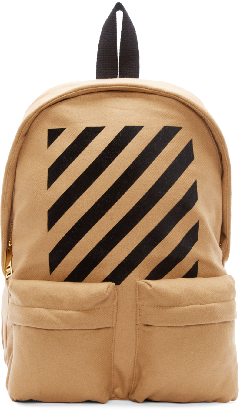 off white backpack purse